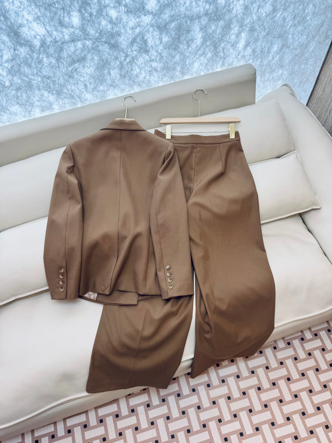 MAX MARA 25S SET VEST BLAZER 014