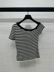 Prada 25 One-Shoulder Top Wool 233511