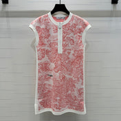 DIOR JUNGLE JACQUARD STRAIGHT DRESS 269394