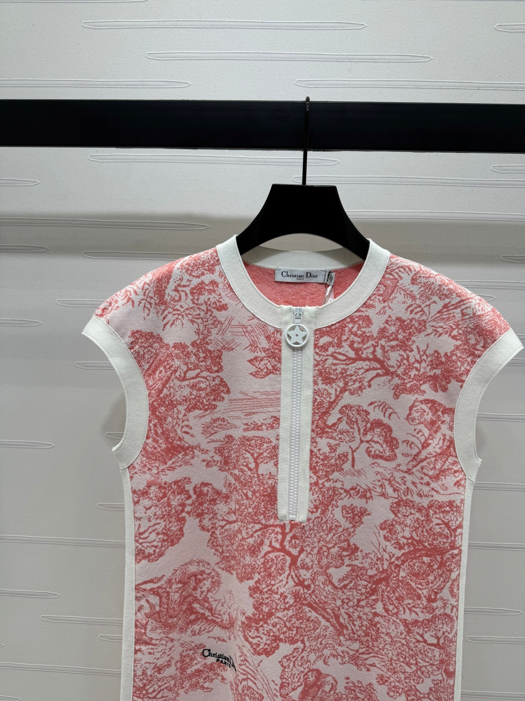 DIOR JUNGLE JACQUARD STRAIGHT DRESS 269394