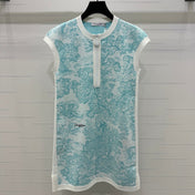 DIOR JUNGLE JACQUARD STRAIGHT DRESS 269395