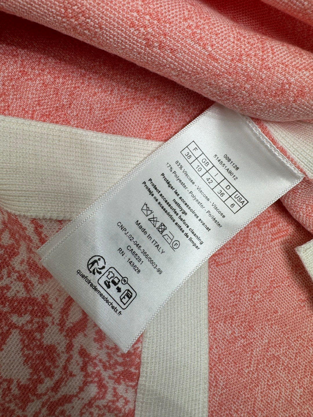 DIOR JUNGLE JACQUARD STRAIGHT DRESS 269394