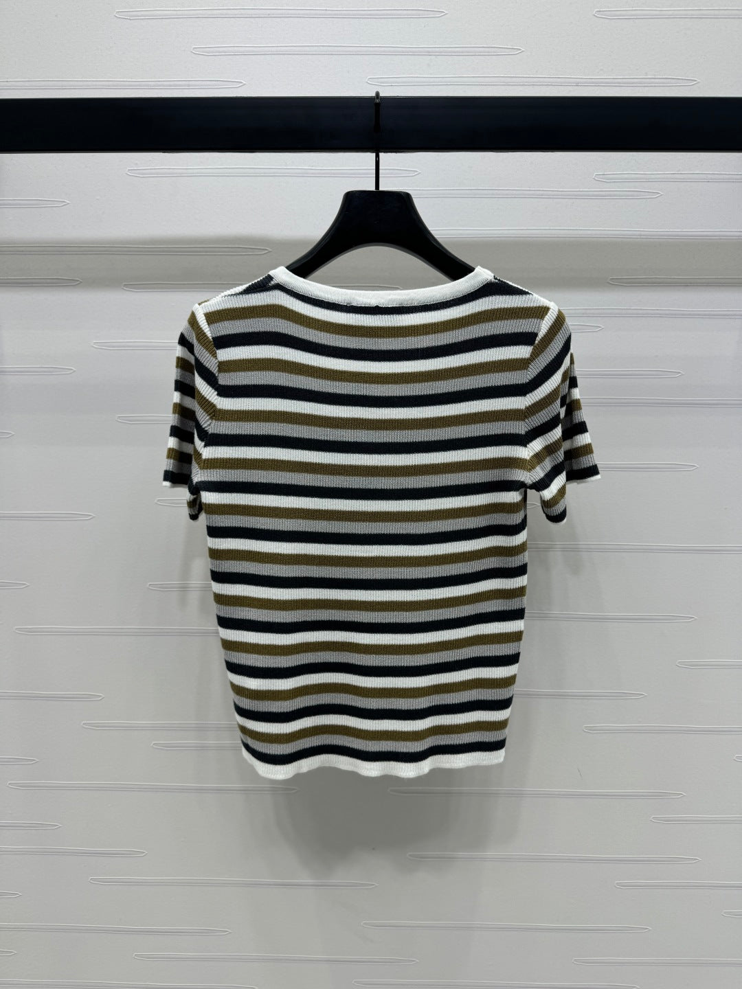 MIUMIU SHORT-SLEEVE KNIT CARDIGAN 274944