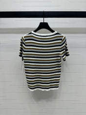 MIUMIU SHORT-SLEEVE KNIT CARDIGAN 274944