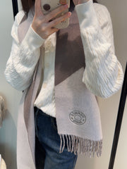 HERMES 25S SCARF 190 IN CASHMERE 989784