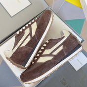 TOM FORD 26S SNEAKERS IN EARTH BROWN SUEDE