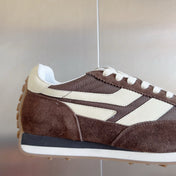 TOM FORD 26S SNEAKERS IN EARTH BROWN SUEDE