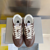TOM FORD 26S SNEAKERS IN EARTH BROWN SUEDE