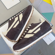 TOM FORD 26S SNEAKERS IN DARK BROWN SUEDE