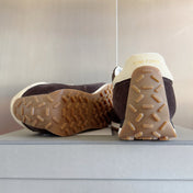 TOM FORD 26S SNEAKERS IN DARK BROWN SUEDE