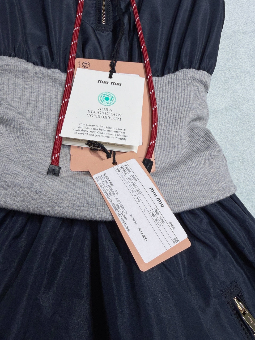 MIUMIU 26S SLEEVELESS HOODED DRESS 904