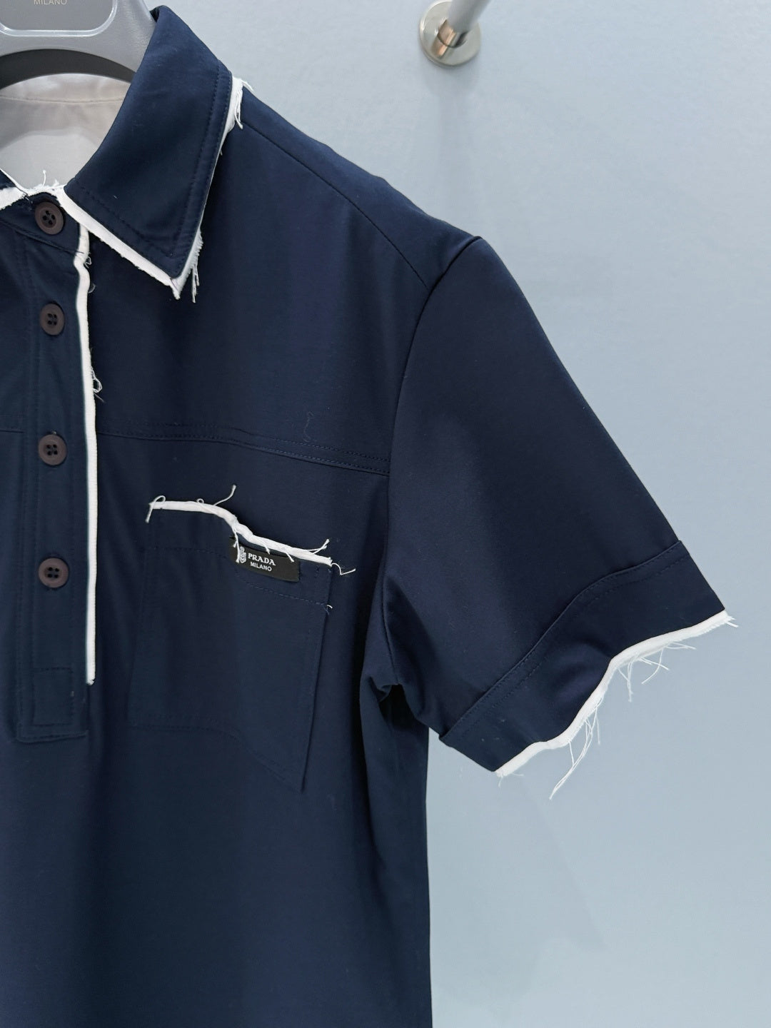 PRADA 26S SHORT SLEEVED POLO SHIRT 809
