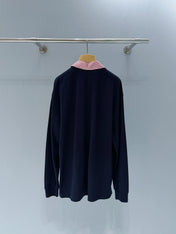 MIUMIU 26S LONG SLEEVE POLO SHIRT 896