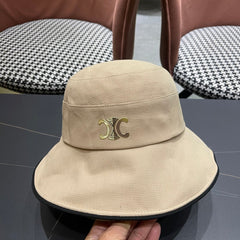 BUCKET HAT MODEL 650291 IN DARK BEIGE FABRIC