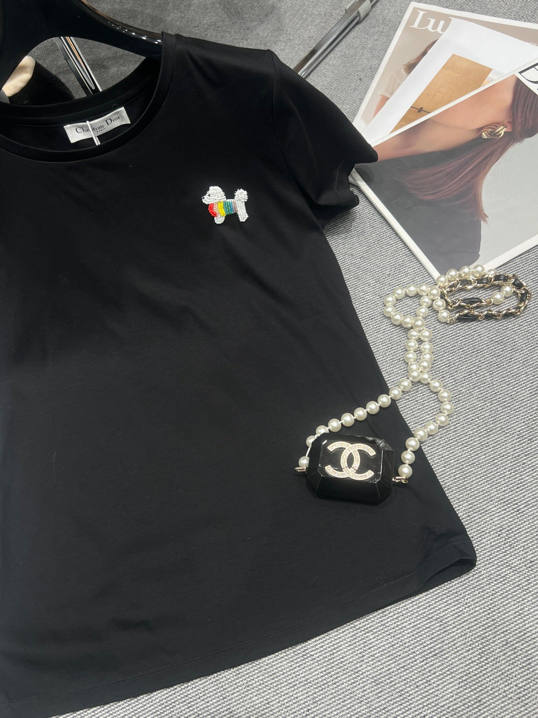 DIOR 26S SHORT-SLEEVE CREW-NECK T-SHIRT 1110