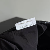 SMALL DUSTBAG 21 IN BLACK LAMBSKIN