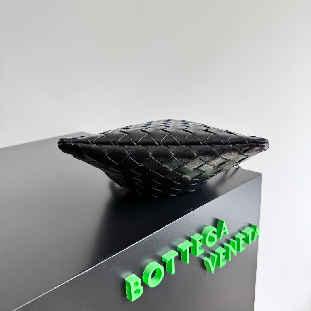 SMALL DUSTBAG 21 IN BLACK LAMBSKIN