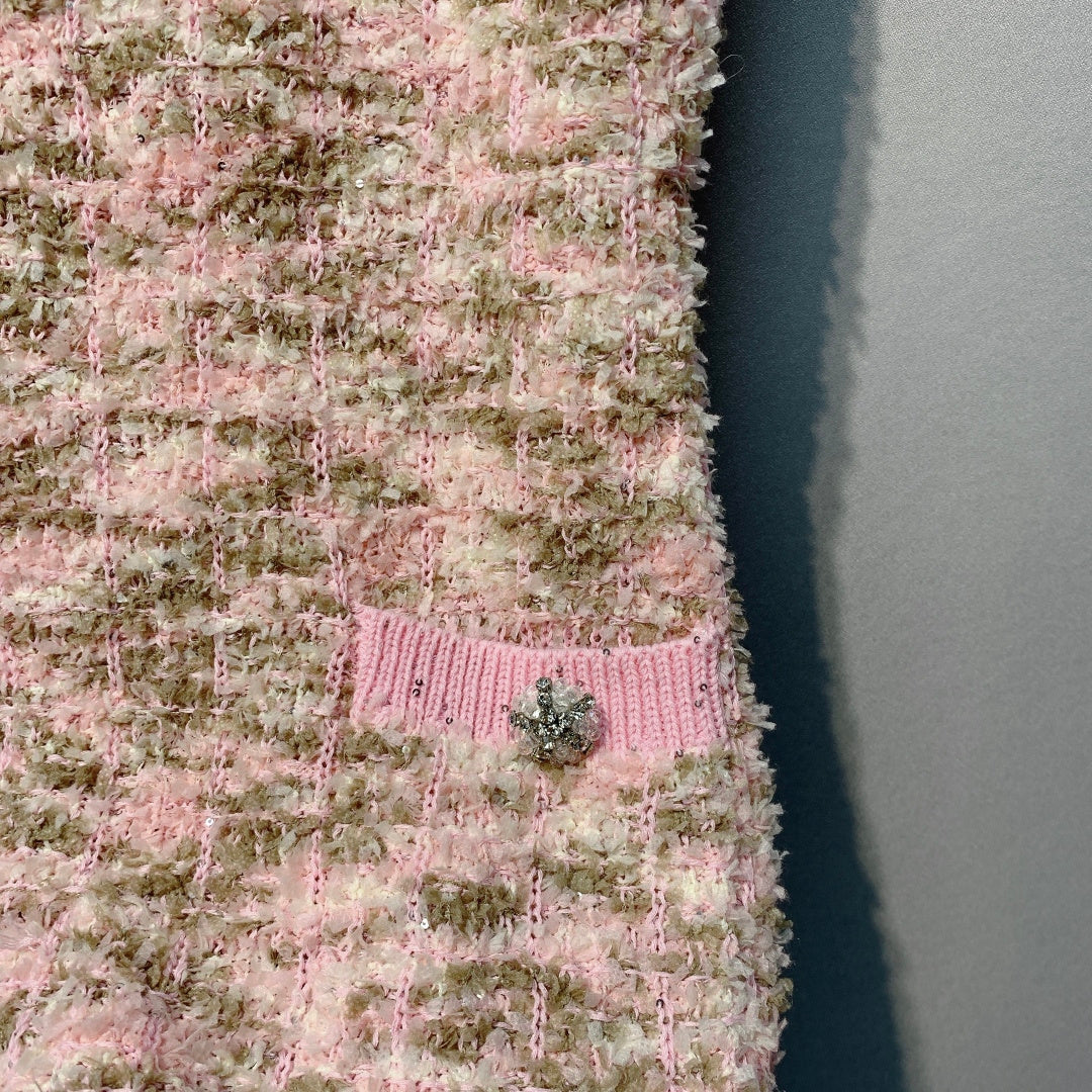 CHANEL 26S SLEEVELESS CREW NECK DRESS 824