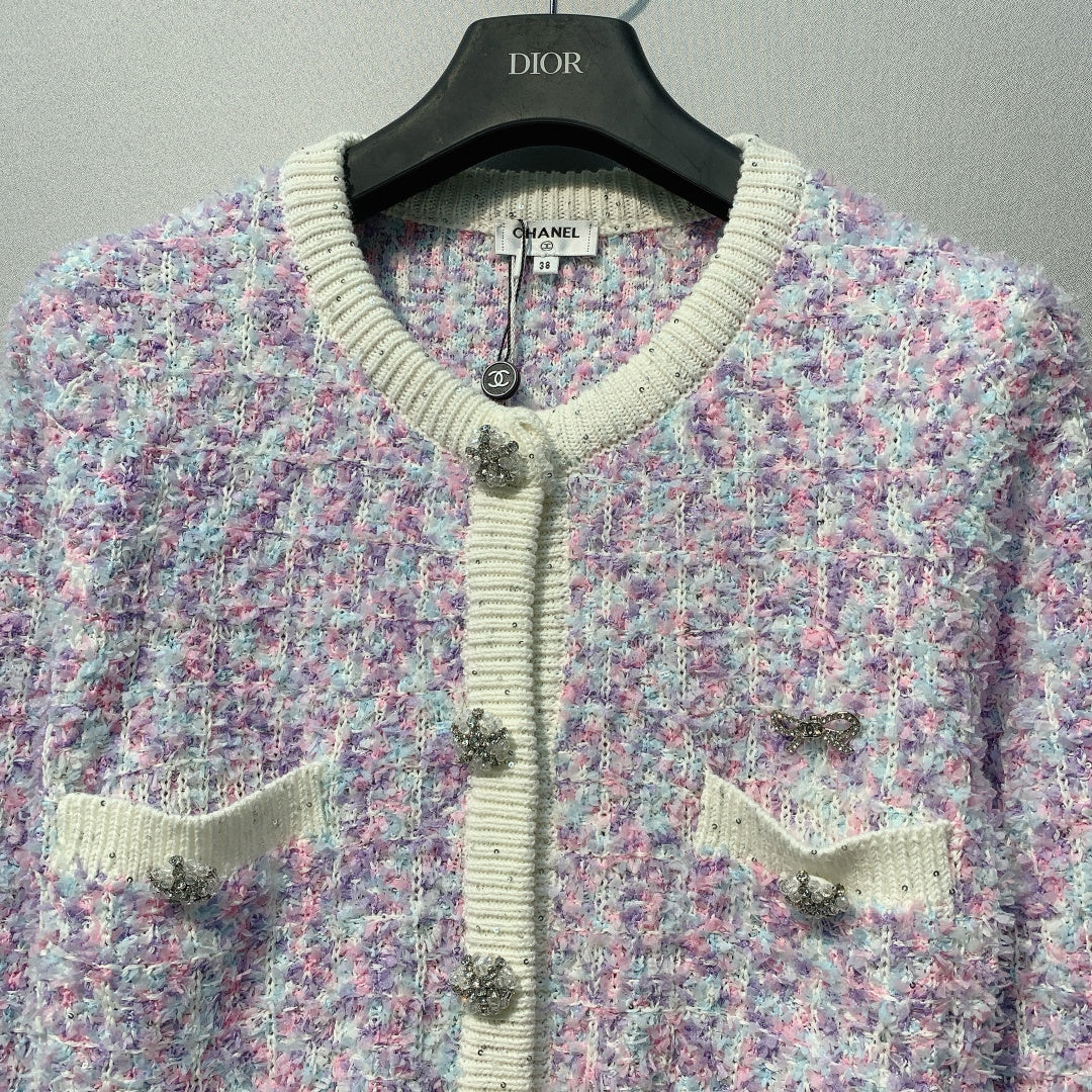 CHANEL 26S CREW NECK CARDIGAN 803