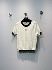 CHANEL 26S SHORT-SLEEVE KNIT TOP 1458