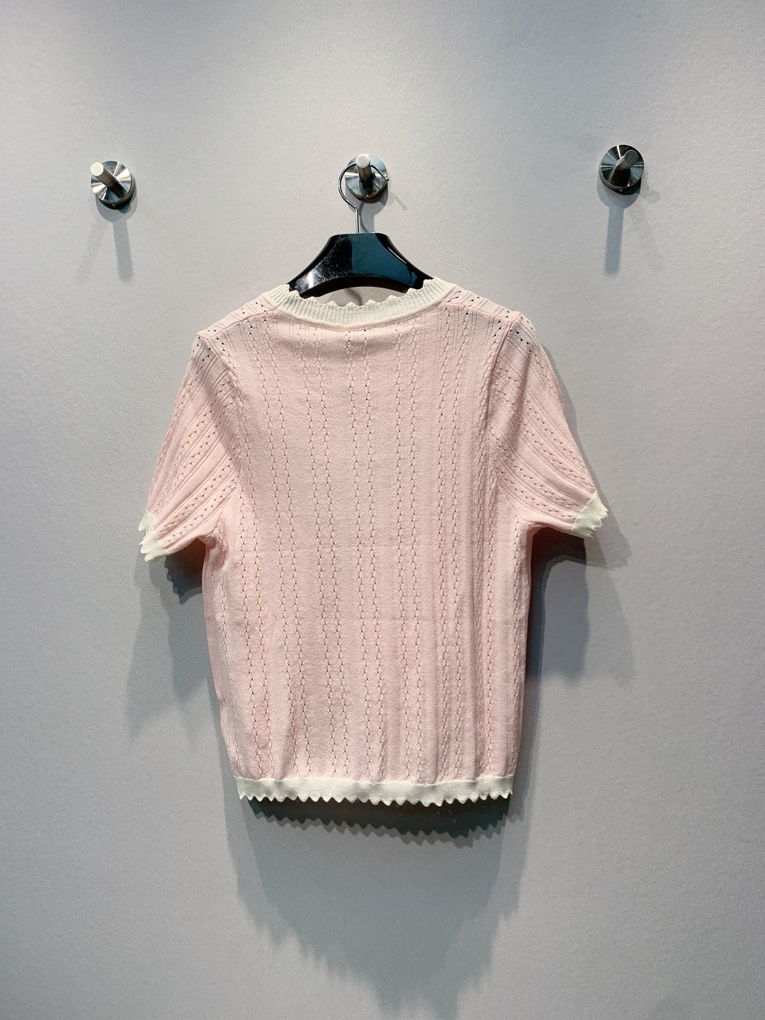 CHANEL 26S SHORT-SLEEVE KNIT TOP 1457