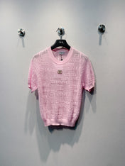 CHANEL 26S SHORT-SLEEVE KNIT TOP 1455