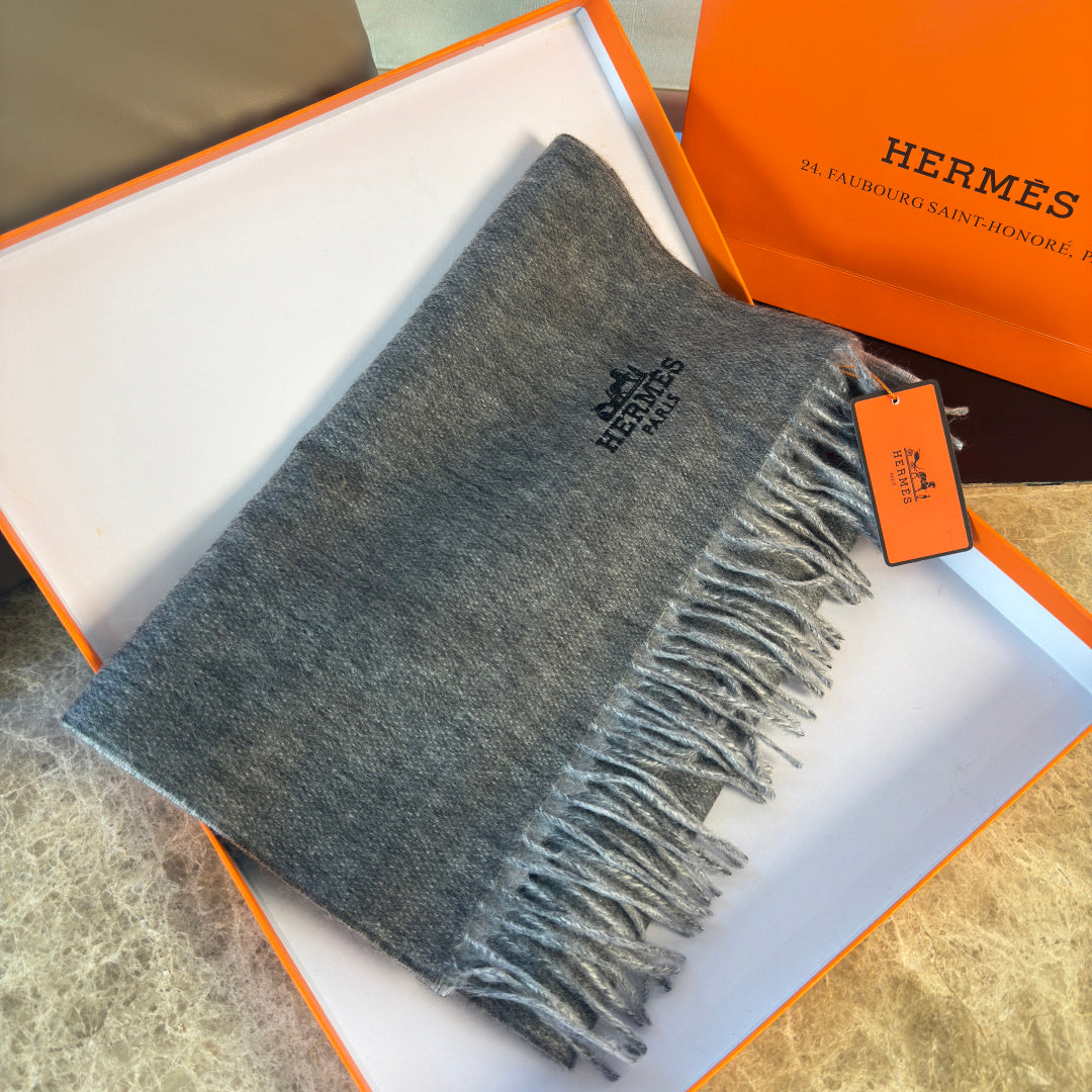 HERMES 25S SCARF 180 IN CASHMERE 987741