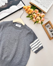 THOM SHORT-SLEEVE KNIT TOP 838140