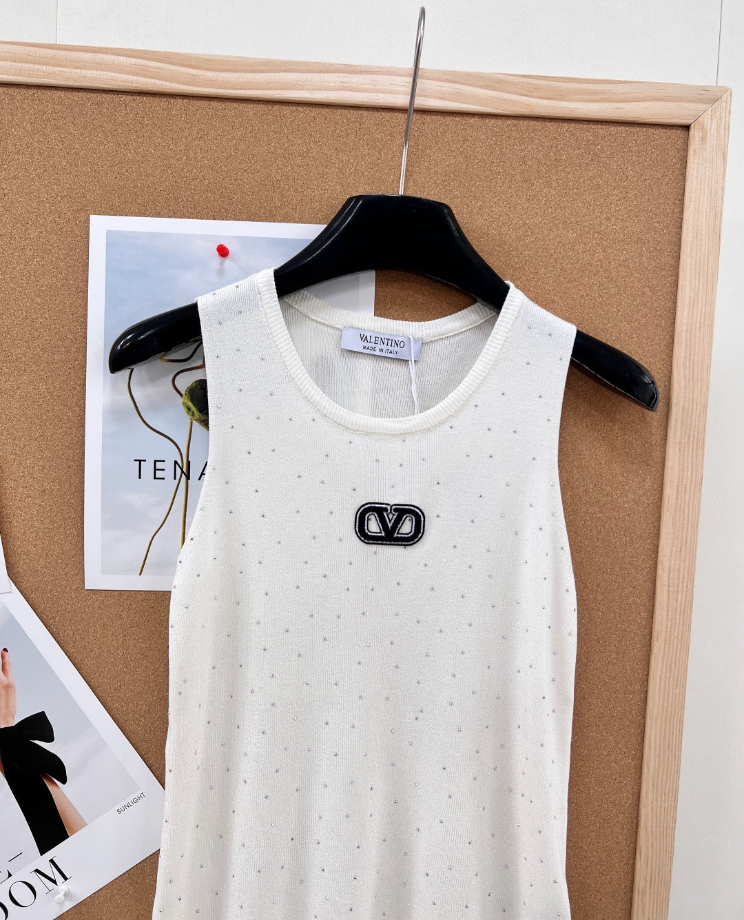 VALENTINO 26S EMBELLISHED SLEEVELESS SWEATER STYLE 88