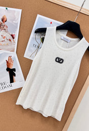 VALENTINO 26S EMBELLISHED SLEEVELESS SWEATER STYLE 88