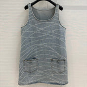 CC Denim Dress Blue Cotton