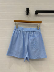 Loewe Short Blue Cotton