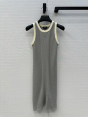 CC 25 Knitted Dress gray Cotton