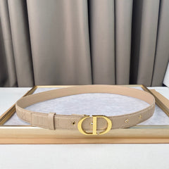 DIOR 25S BELT 30 MM IN BEIGE CALFSKIN 564811