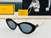 FF DIAMONDS CAT-EYE FRAME SUNGLASSES E3019 IN ACETATE