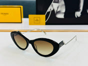FF DIAMONDS CAT-EYE FRAME SUNGLASSES E3019 IN ACETATE