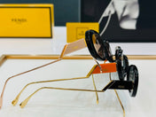 FF DIAMONDS OVAL FRAME SUNGLASSES E3018 IN ACETATE