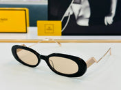 FF DIAMONDS OVAL FRAME SUNGLASSES E3018 IN ACETATE