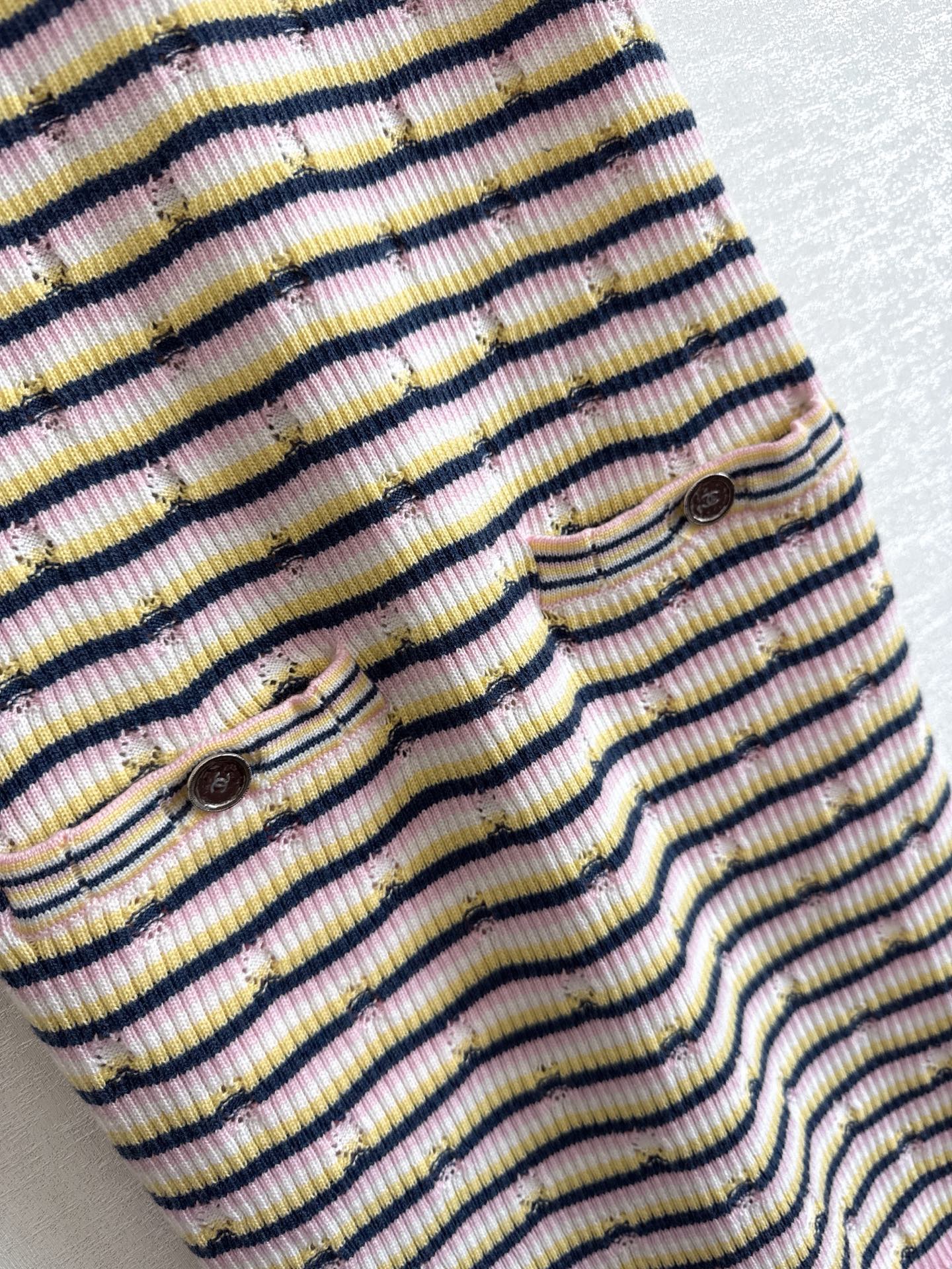 Chanel 25P Mid-length Multicolor Cotton 213997