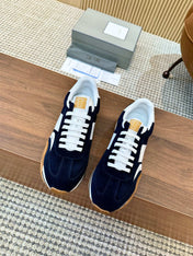 TOM FORD SNEAKERS IN NAVY BLUE SUEDE 432169