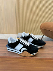 TOM FORD SNEAKERS IN BLACK SUEDE 432171