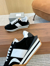 TOM FORD SNEAKERS IN BLACK SUEDE 432171