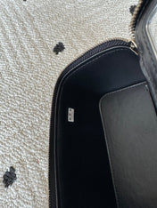 CHANEL 25S VANITY BAG 17 IN BLACK CAVIAR LEATHER WITH GOLD HARDWARE