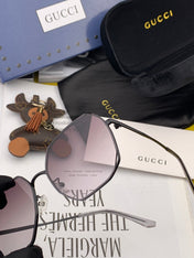 SPECIALIZED FIT ROUND-FRAME SUNGLASSES 8660 IN METAL