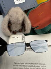 RECTANGULAR FRAME SUNGLASSES G01810 IN METAL