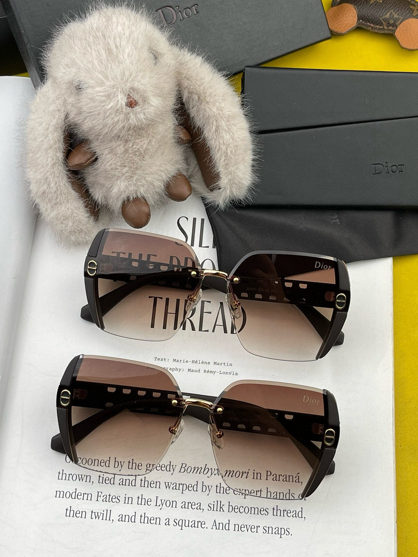 MONTAIGNE SQUARE SUNGLASS CD5296 IN ACETATE