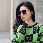 GEOMETRIC FRAME SUNGLASSES G50195 IN ACETATE