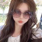 SPECIALIZED FIT ROUND-FRAME SUNGLASSES 8660 IN METAL