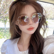 SPECIALIZED FIT ROUND-FRAME SUNGLASSES 8660 IN METAL