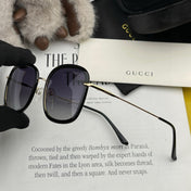 SQUARE FRAME SUNGLASSES G2242 IN ACETATE AND METAL